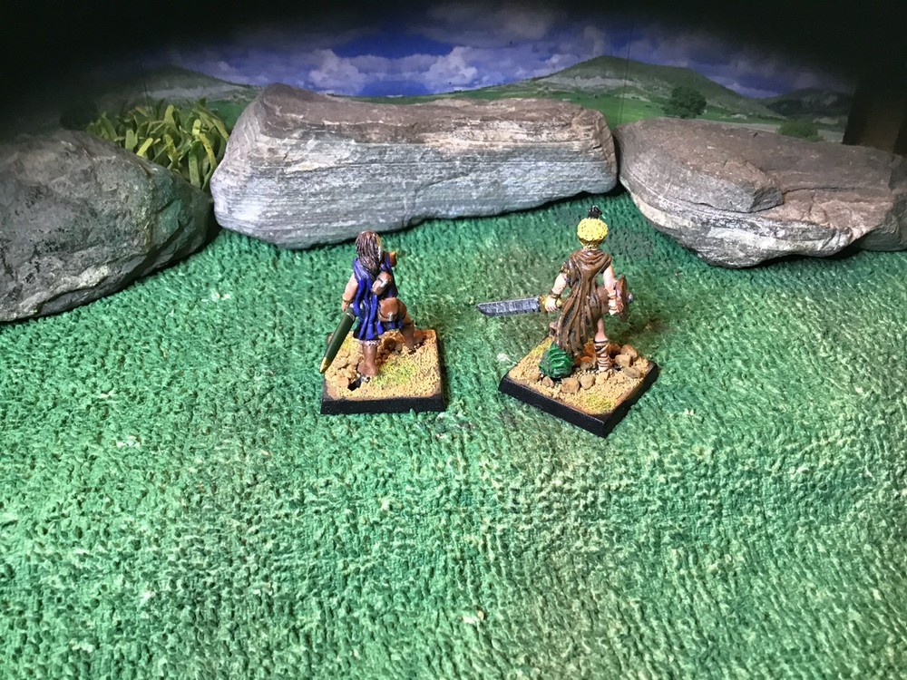 Reaper: 2 Warrior or Adventurers (2) 25mm