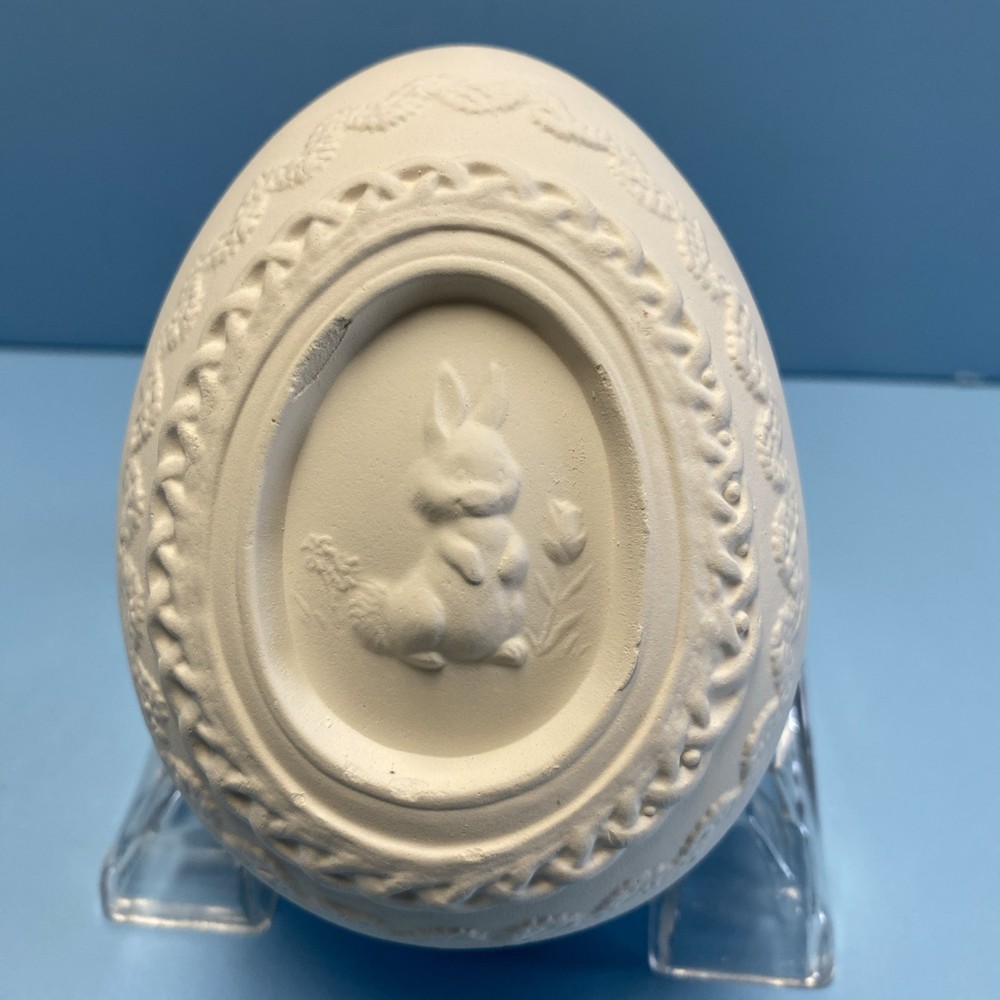 Ceramic Bisque Decorative Easter Egg Ready To Paint For Easter