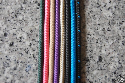1/4" STIFF ROPE 4-KNOT TRAINING HALTER, FITS ANDERSON METHOD