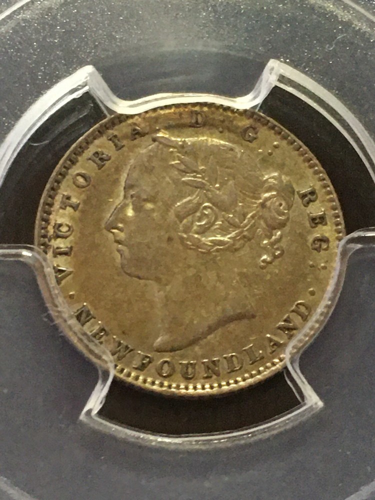1896 PCGS Graded Newfoundland ¢10 Cent, **EF-45** Cert# 6485