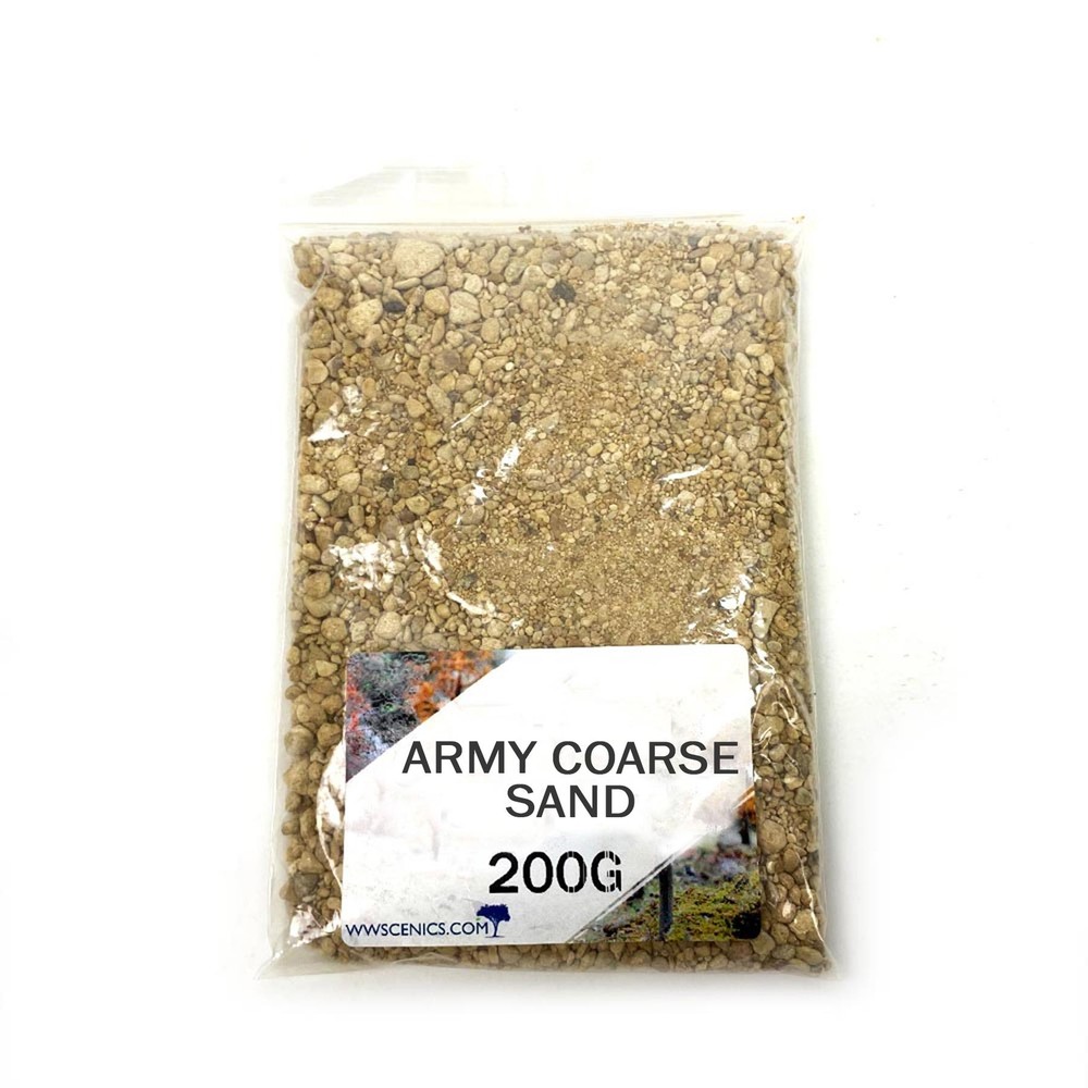 Army Coarse Sand | Wargame Scenery & Basing Material