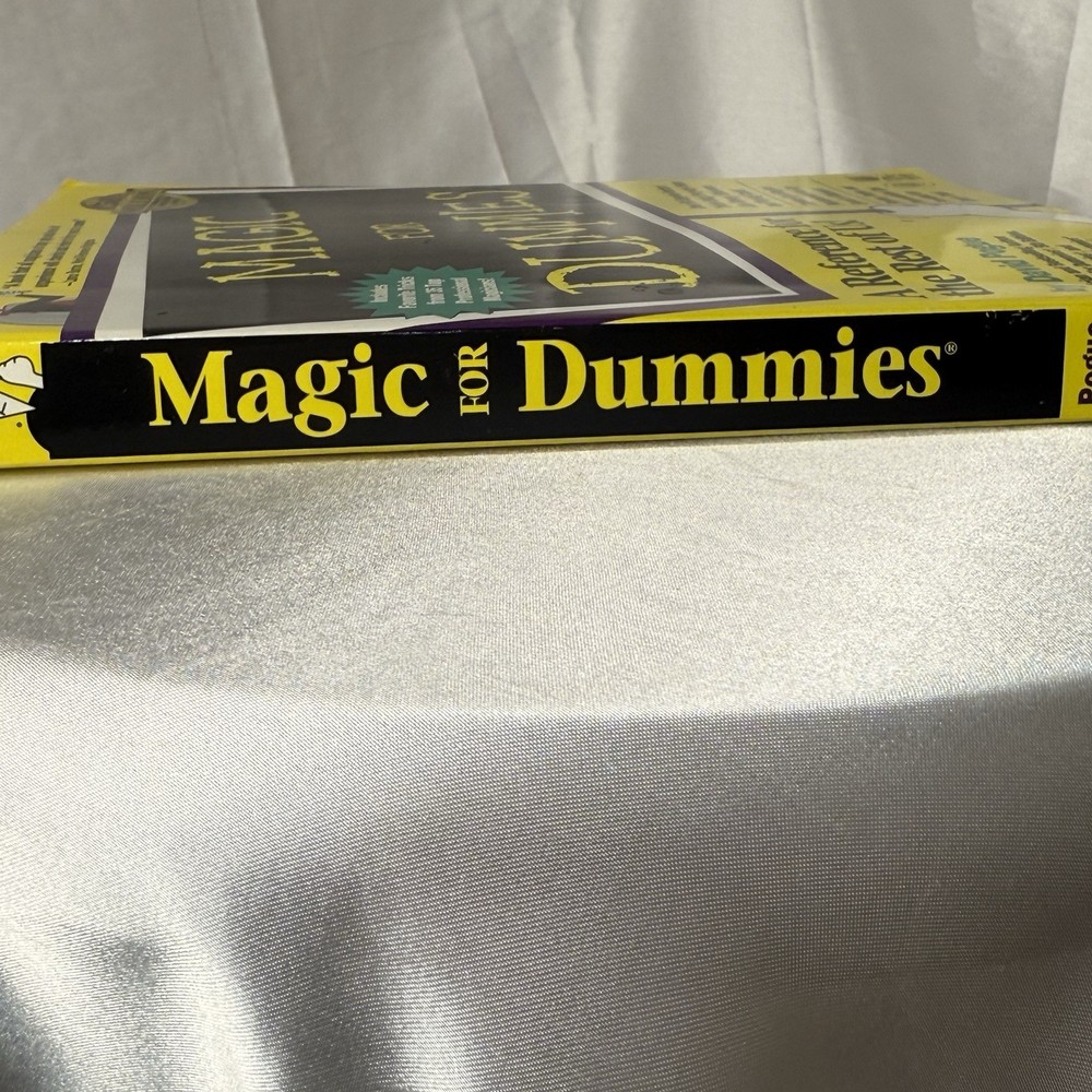 Vintage Magic for Dummies Book By David Pogue 1998