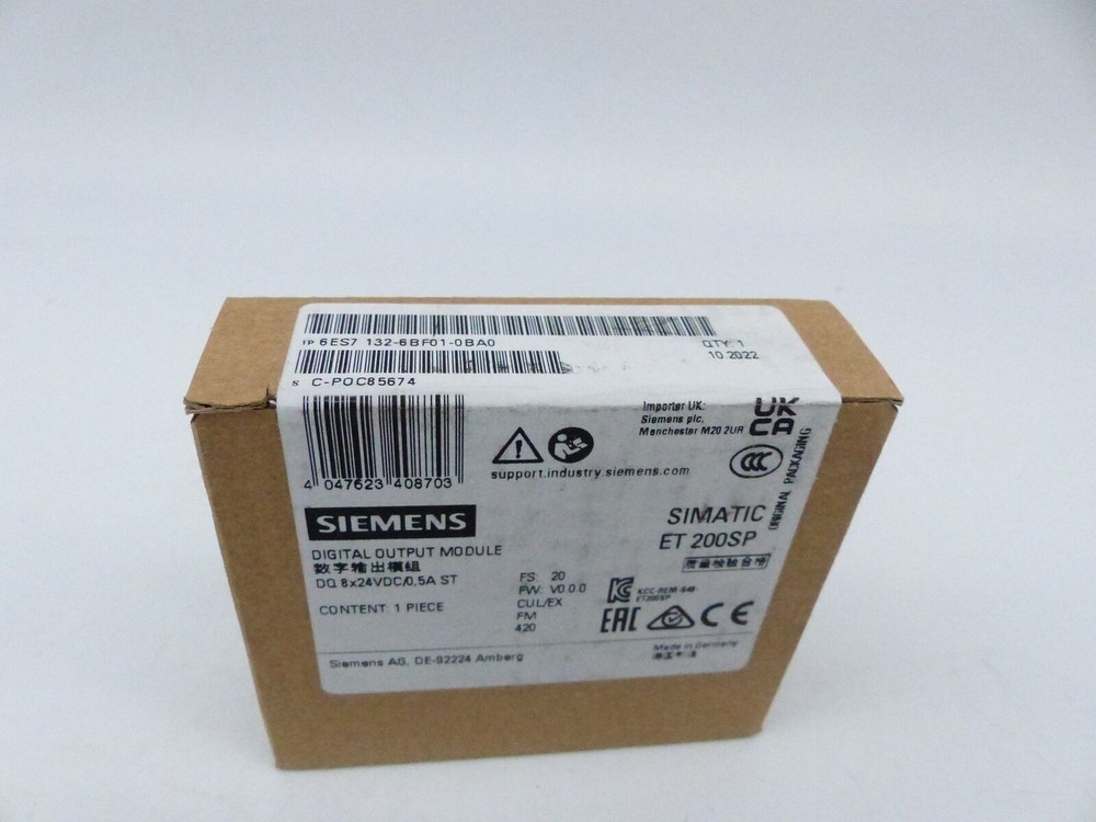 New Siemens 6ES7131-6BF01-0BA0 6ES7 131-6BF01-0BA0 ET 200SP Digital input module