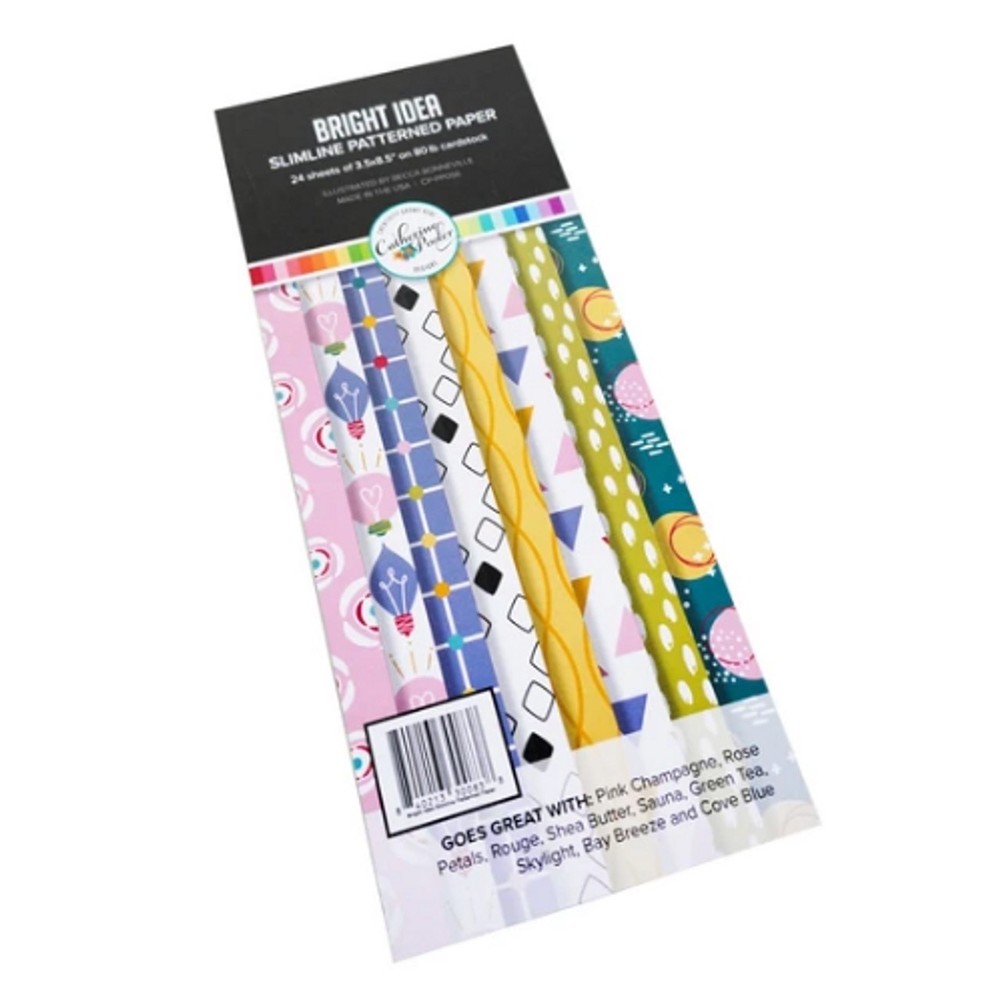 Catherine Pooler BRIGHT IDEA Slimline Paper Pack, New