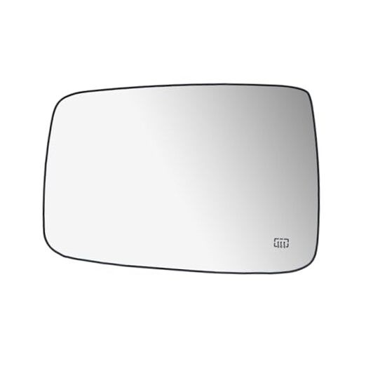 Driver Side Heated Mirror Glass Replacement for Dodge Ram Left (Driver Side)
