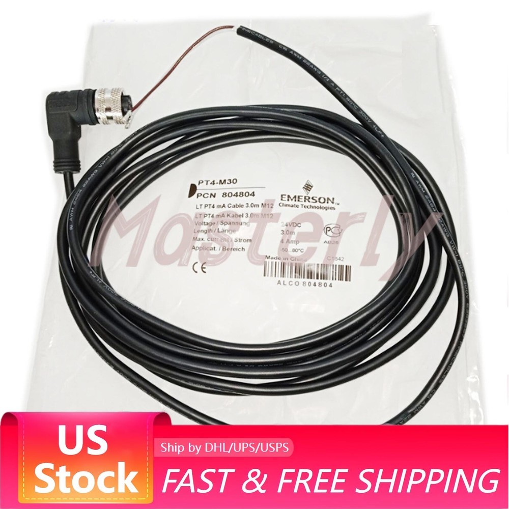 NEW EMERSON PT4-M30 Sensor connection cable 804804