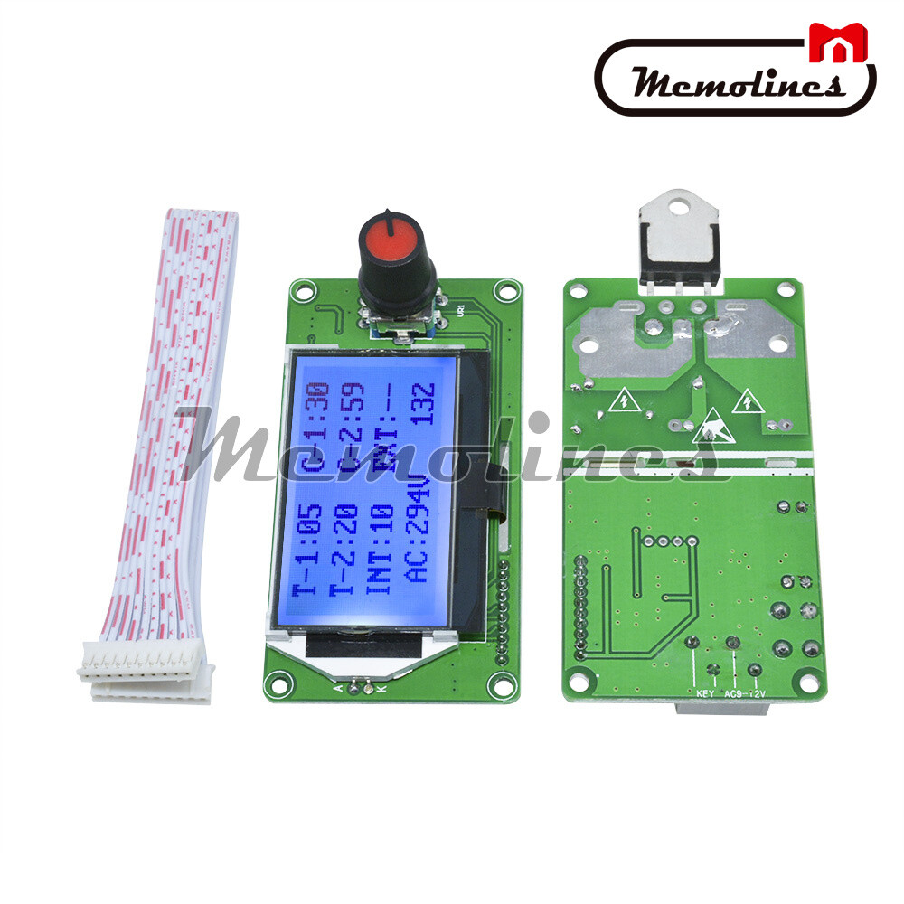 Double 40A/100A Pulse Encoder 12864 LCD Display Spot Welder Control Board