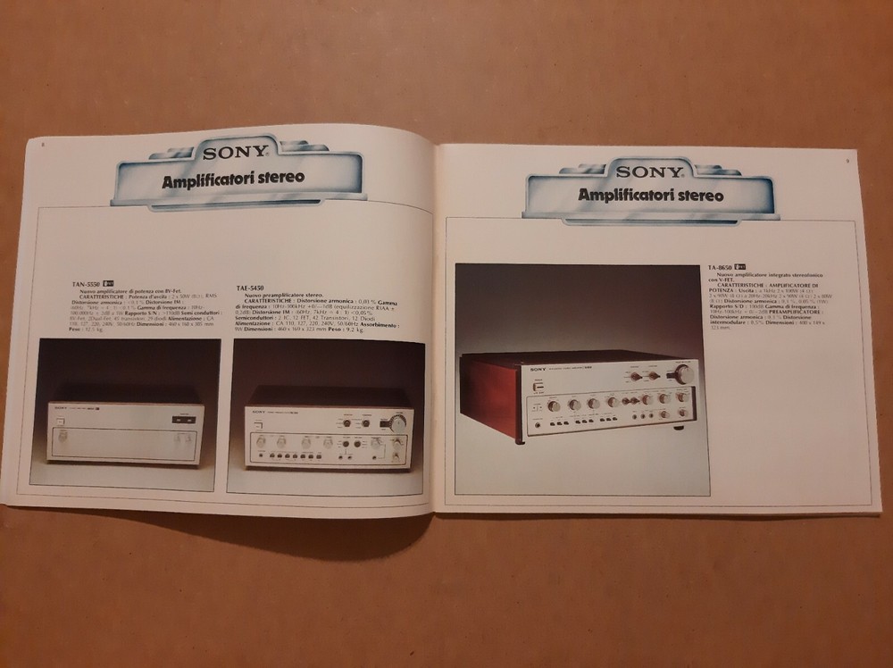 SONY 1977 CATALOG - 30^ BIRTHDAY