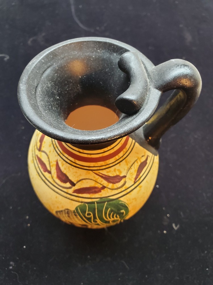 Hand Painted Pitcher 6½” Used