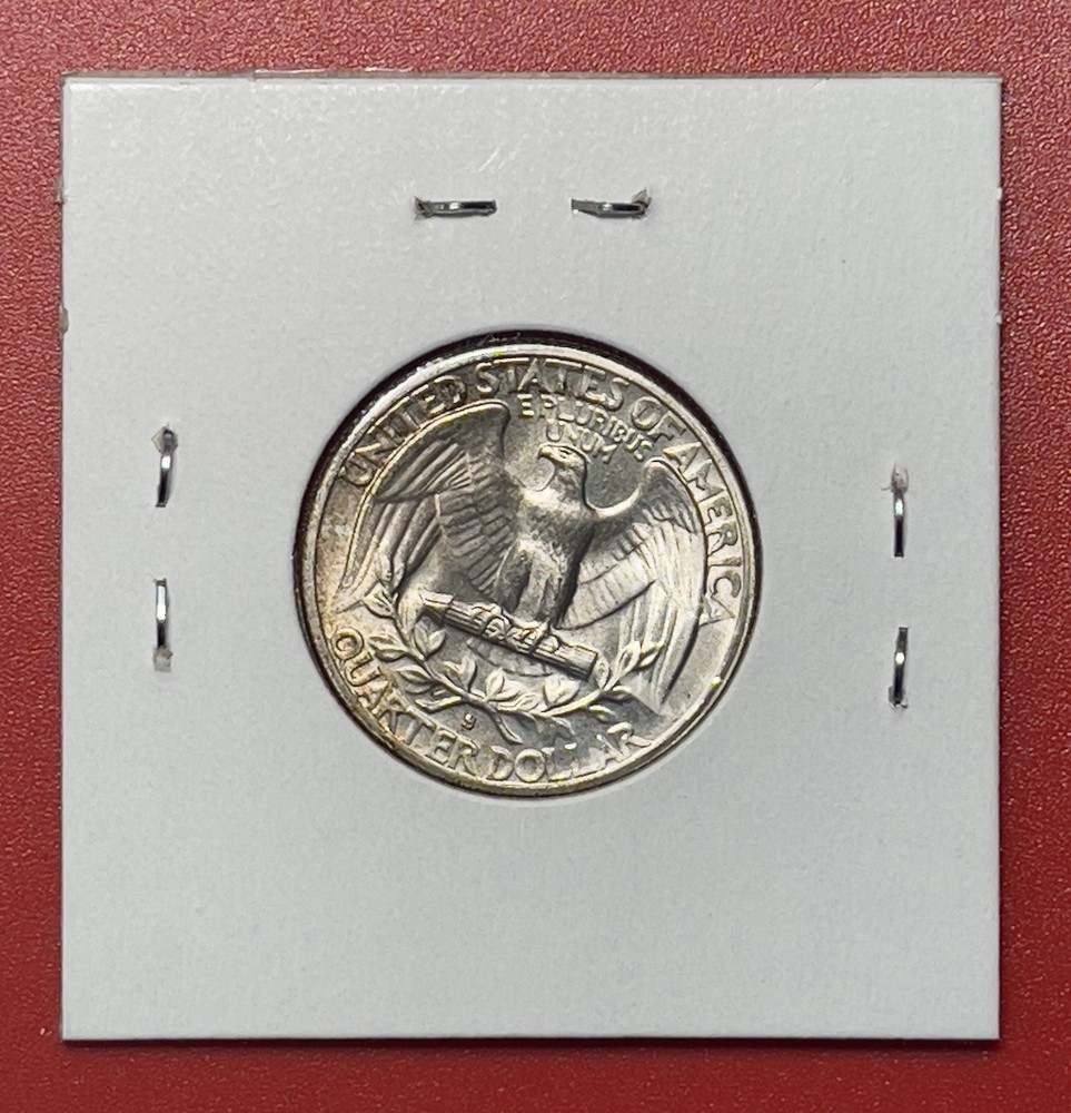 1948 S Washington Silver Quarter, Gem Uncirculated.