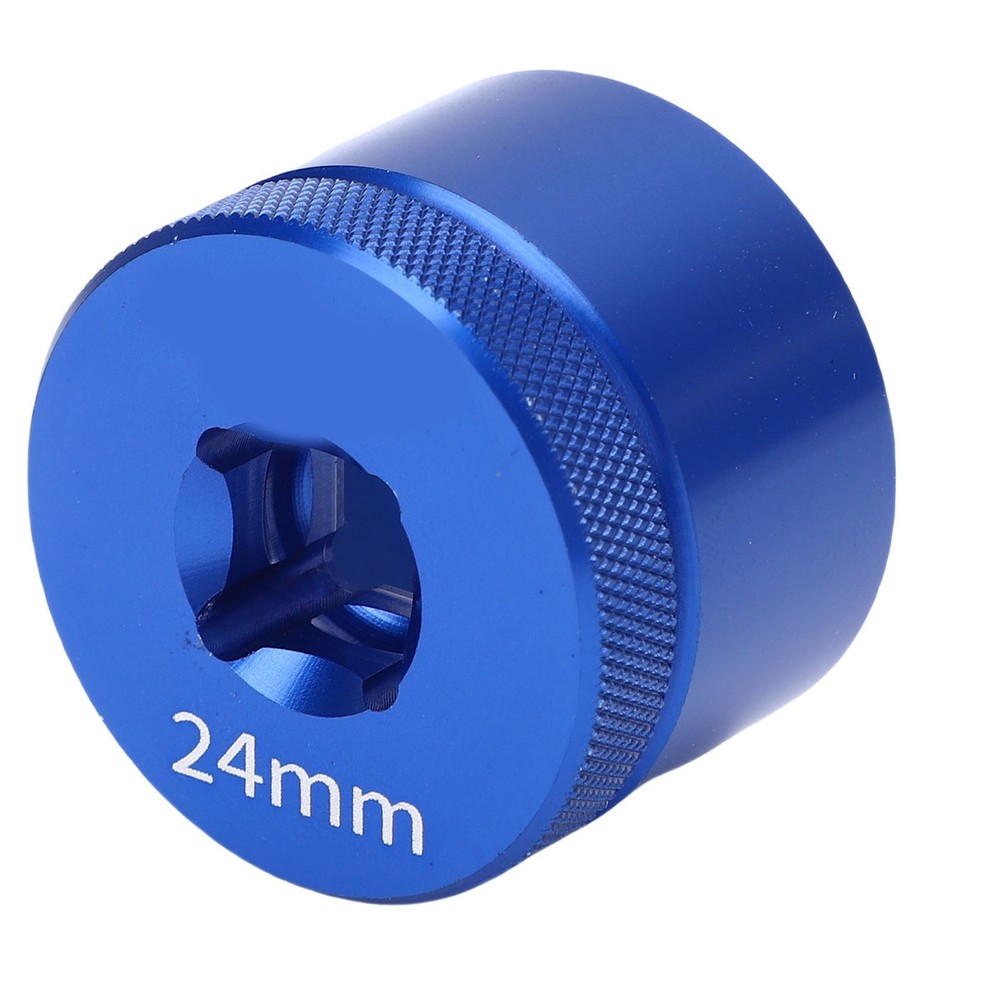 Bike Front Fork Cap Socket Tool 24mm Hex Suspension Fork Air Chamber Cap Socket