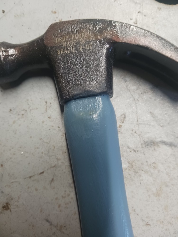 Small Claw Hammer Hand Painted Wood Handle