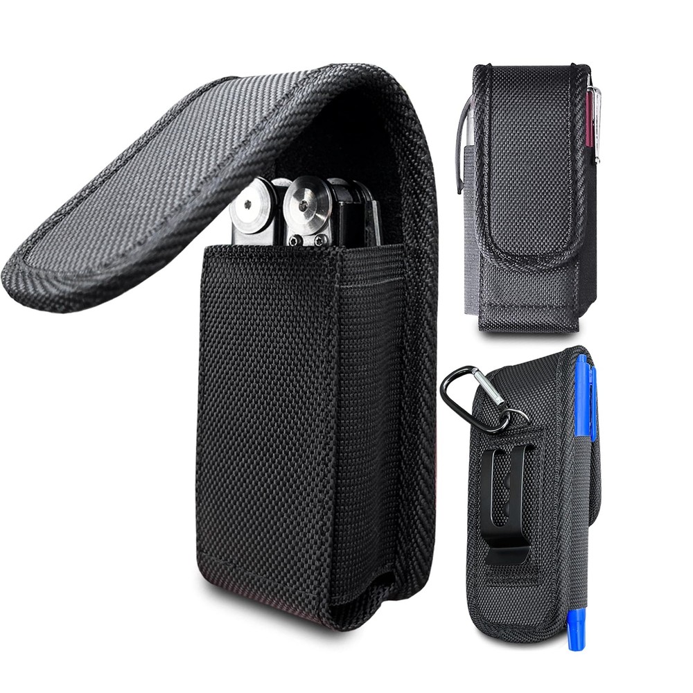 Multitool Sheath, EDC Belt Pouch Organizer for Men,Tool Sheath 1Pack Black
