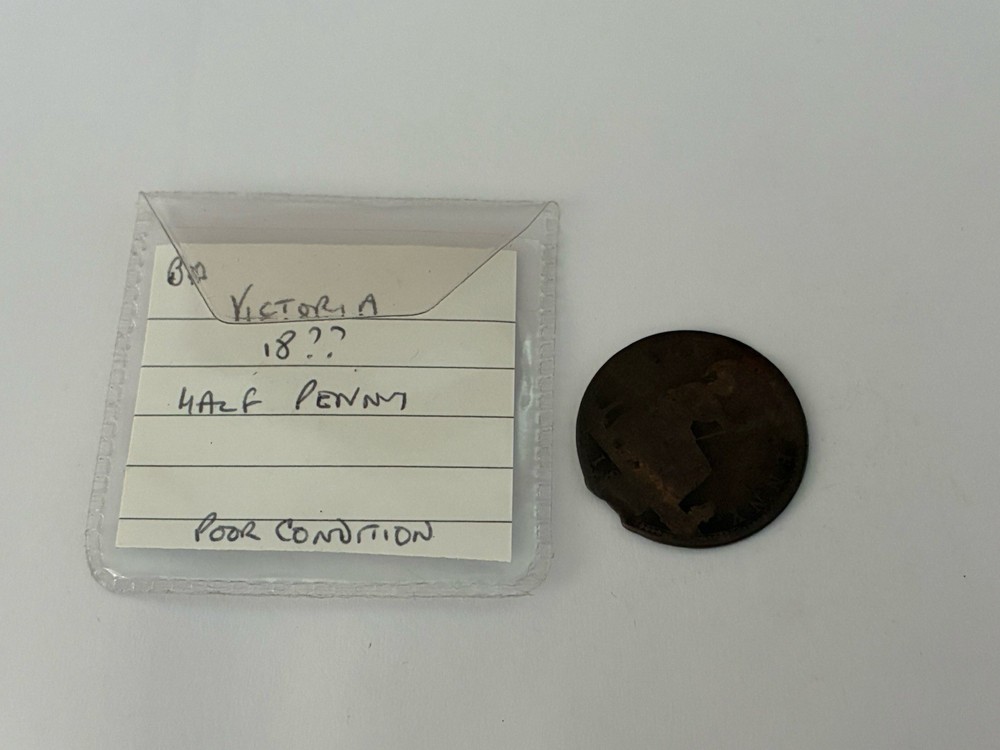 Queen Victoria half Penny ￼