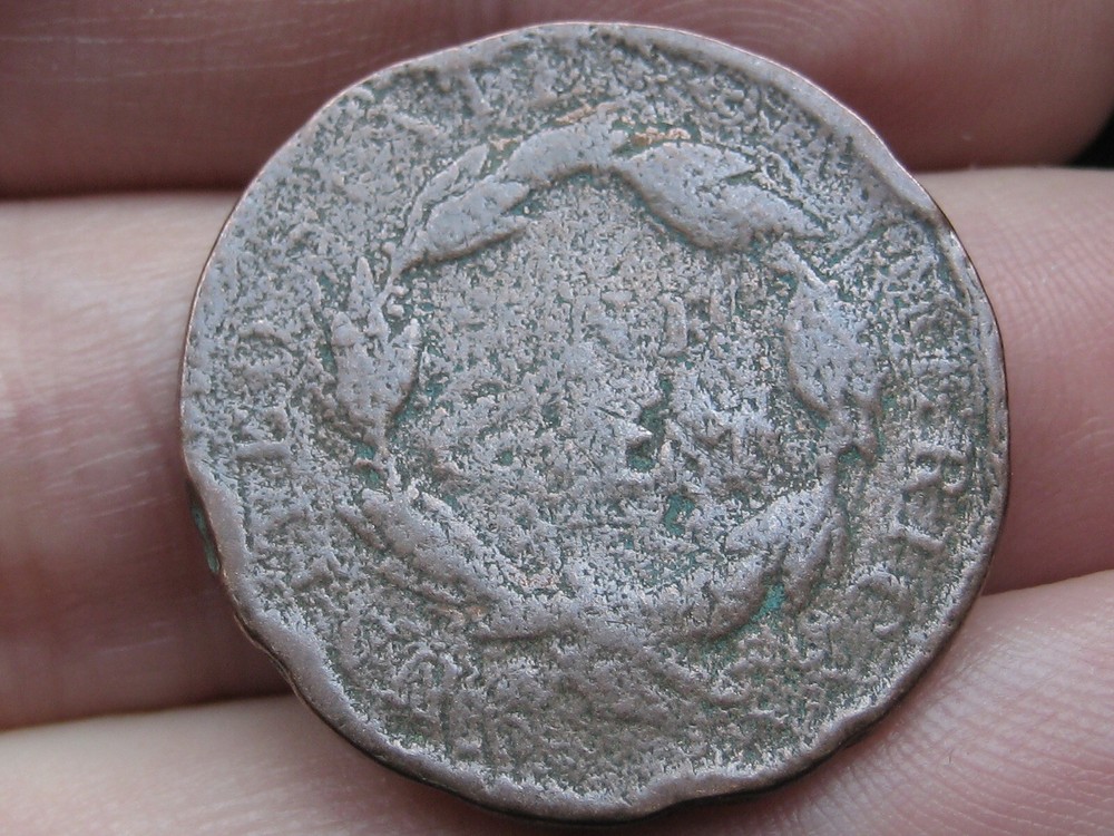1831 Matron Head Large Cent Penny- About Good Details, Medium Letters