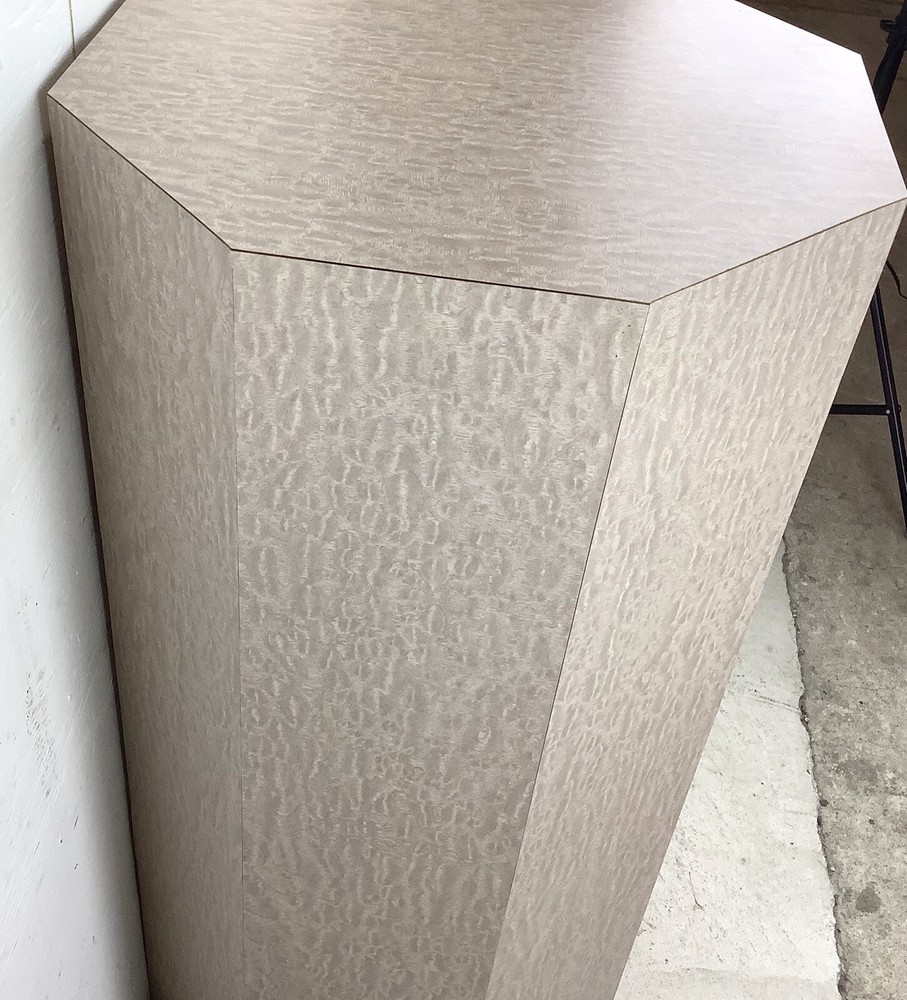 Vintage Modern Display Pedestal- Octagonal
