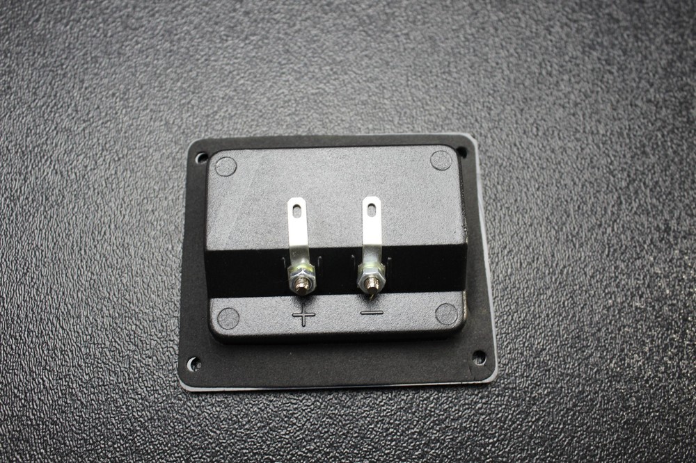 (2) SQUARE SPEAKER JACK TERMINAL CUP SCREW SPEAKER SUBWOOFER BOX TCSB