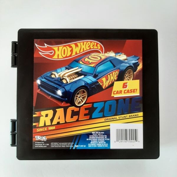 Hot Wheels Collectible 6 Car Black Case