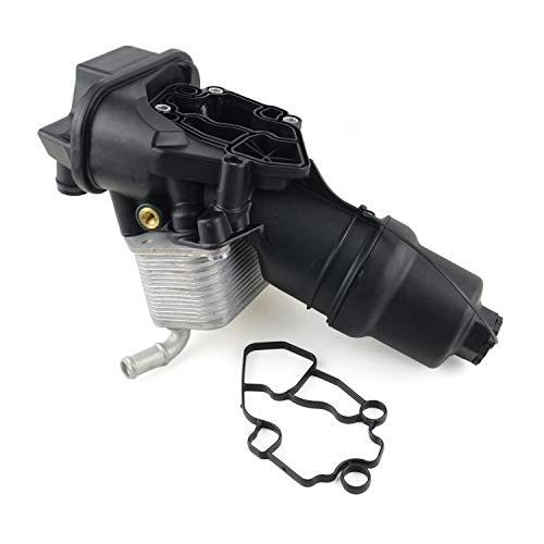 Engine Oil Cooler Oil Filter Housing Assembly Replacement for 2006-2008 Audi