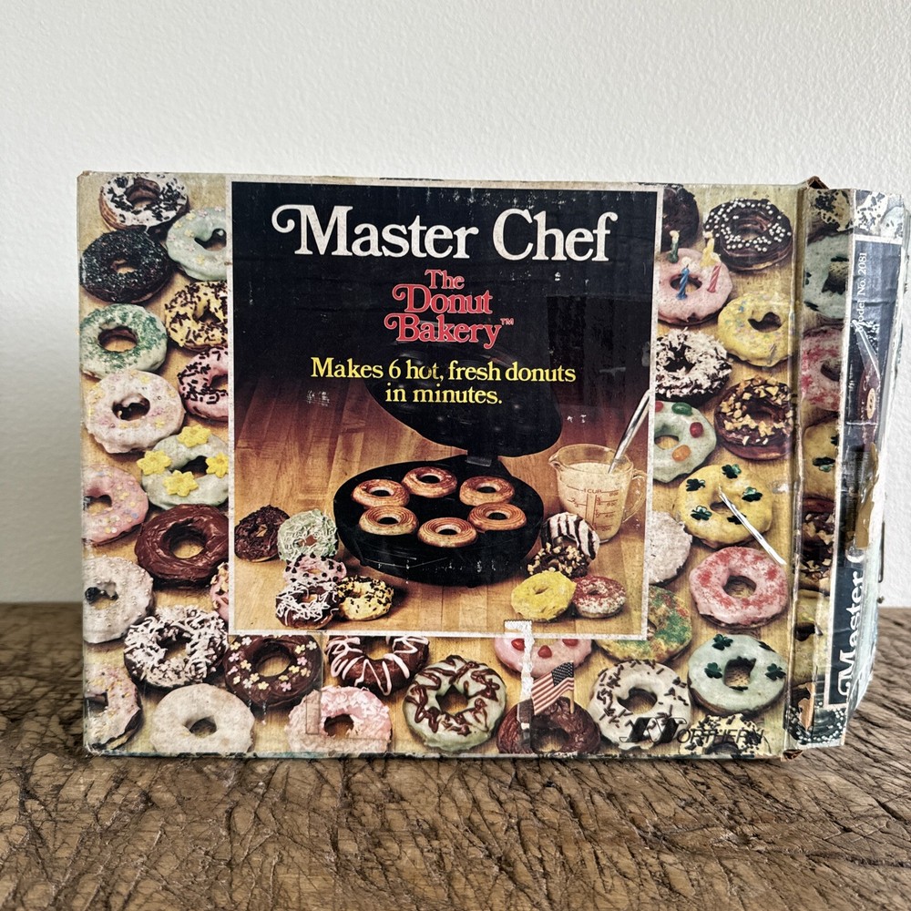 Vintage Electric Master Chef Donut Maker Model No 2081