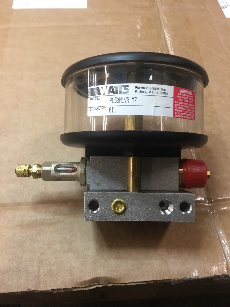 Parker WATTS Regulator PL50M1VR M7 Lubricator Bracket 4 Portstop Fill Adjustable