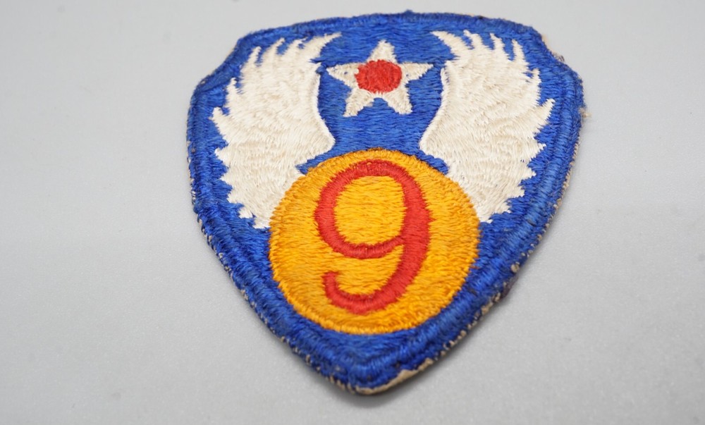 WWII 9th Air Force DI Unit Crest Patch NO GLOW