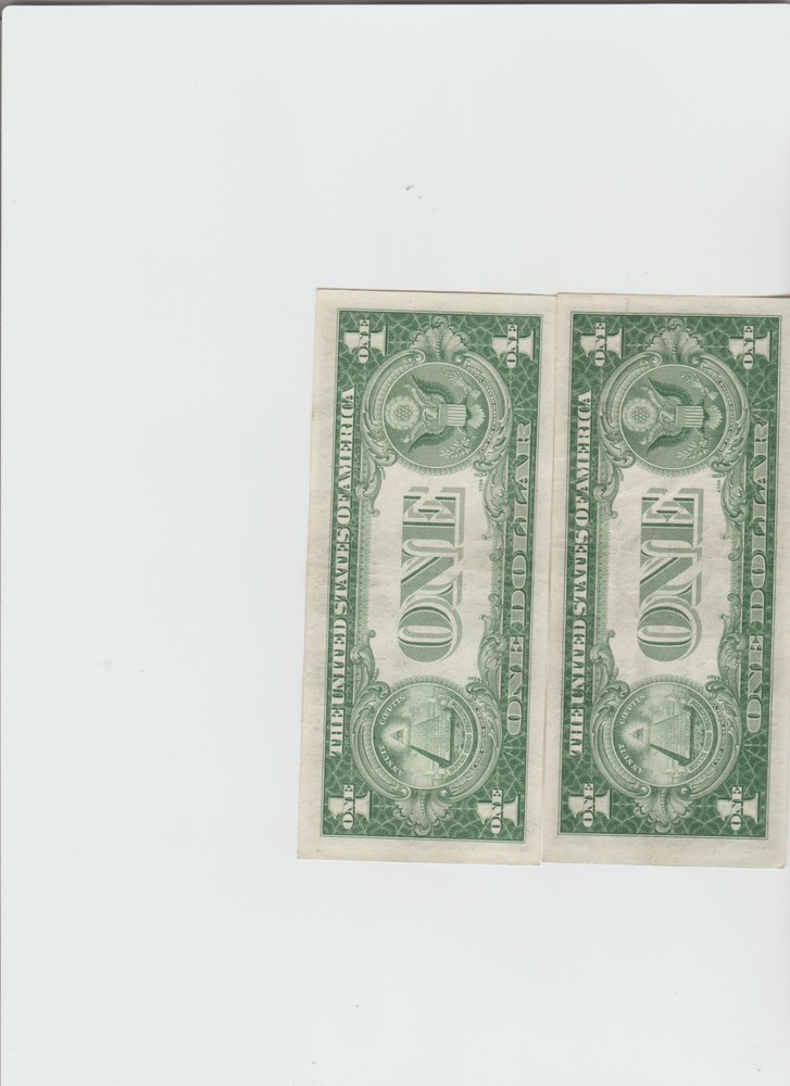2 Lightly Circulated 1935 C&D Silver Certificates