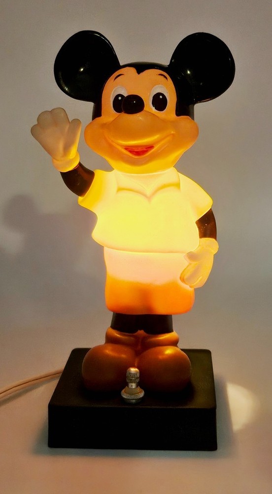Mickey Mouse Vintage Bobble Light Electric Wired