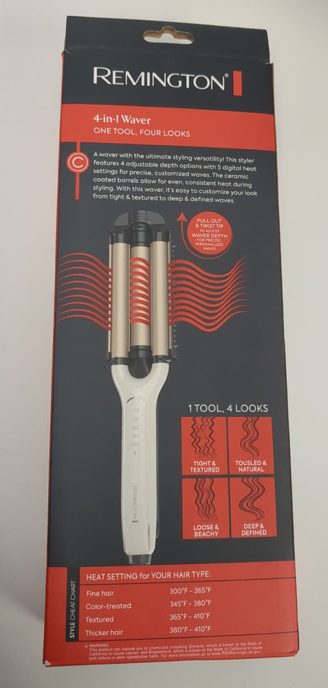 Remington 4-in-1 Adjustable Waver Ceramic