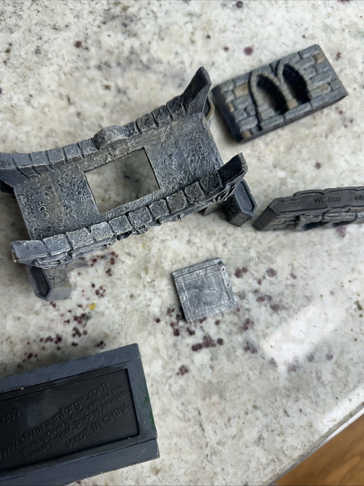 Dwarven Forge Castle Builder Bridge of Valor Add-On Pack 5 Pieces