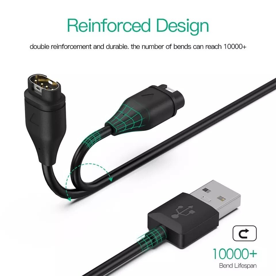 Compatible for Garmin Watch Charger Cable (2 Pack)