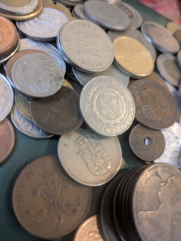 25 Foreign Coins Mixed Modern ! Random Pulls