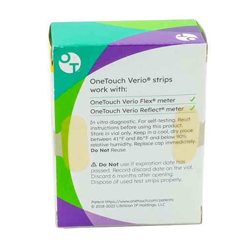 OneTouch Verio Test Strips 60 Count