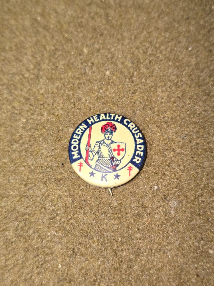 WWI Era Modern Health Crusade Pin