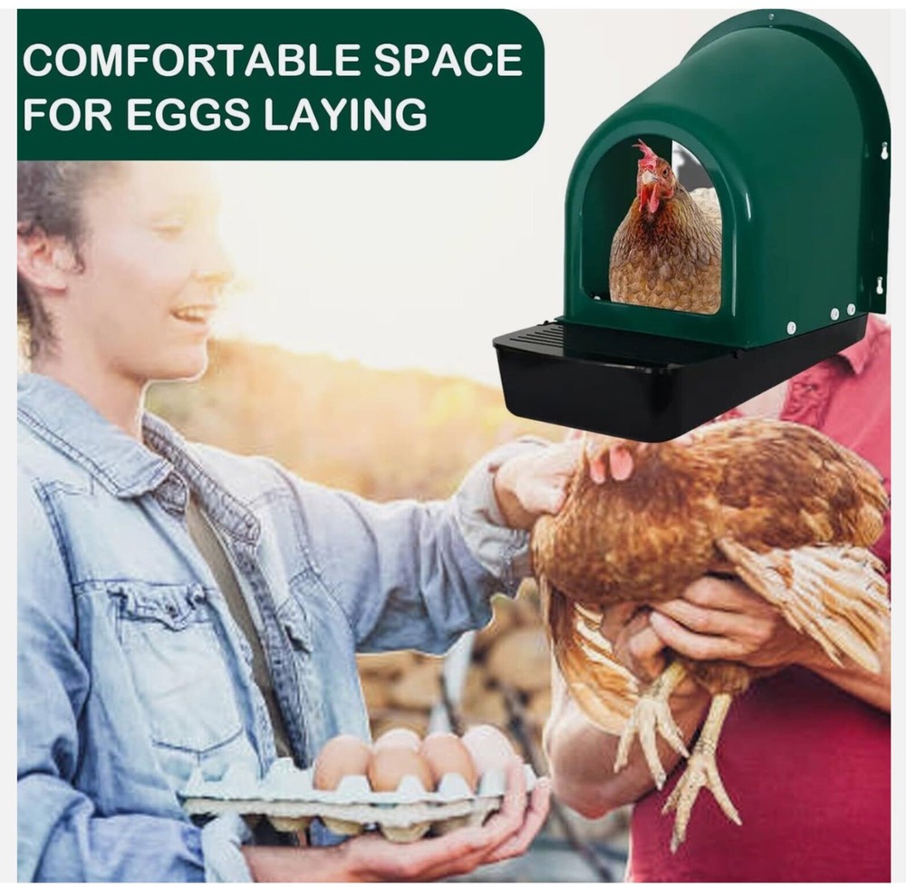 5 Pack Nesting Boxes Chicken Coop Chicken Nesting Box Laying Eggs Roll Away