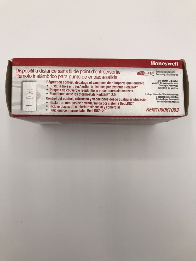 HONEYWELL REM1000R1003 WHITE WIRELESS ENTRY/EXIT REMOTE