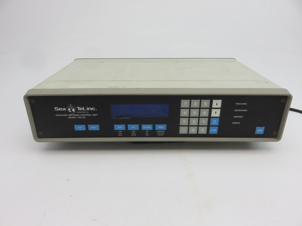 Sea Tel TAC-92 Version 2.75d Master Satellite TV Tracking Antenna Control Unit