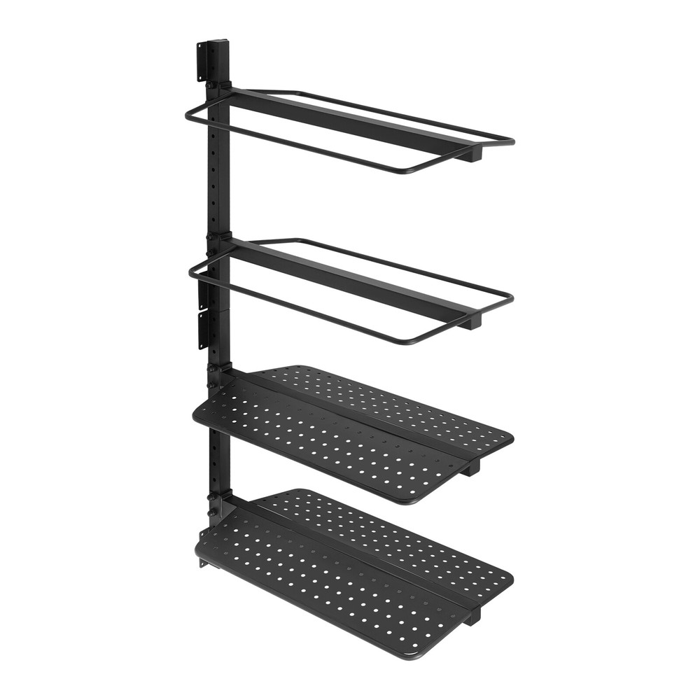 4 Tier Modern Saddle Rack Wall Mount Saddle Rack Black
