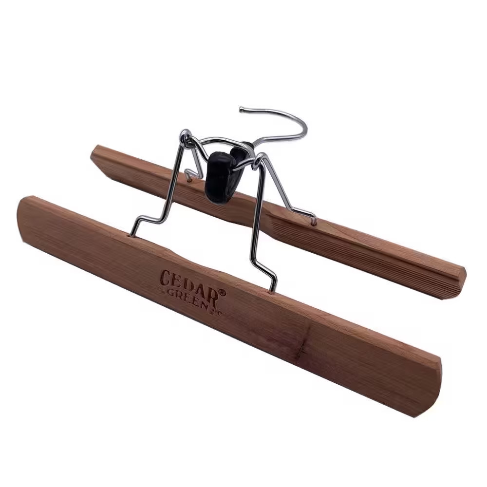 Cedar Cedar Pants Hangers 8-Pack