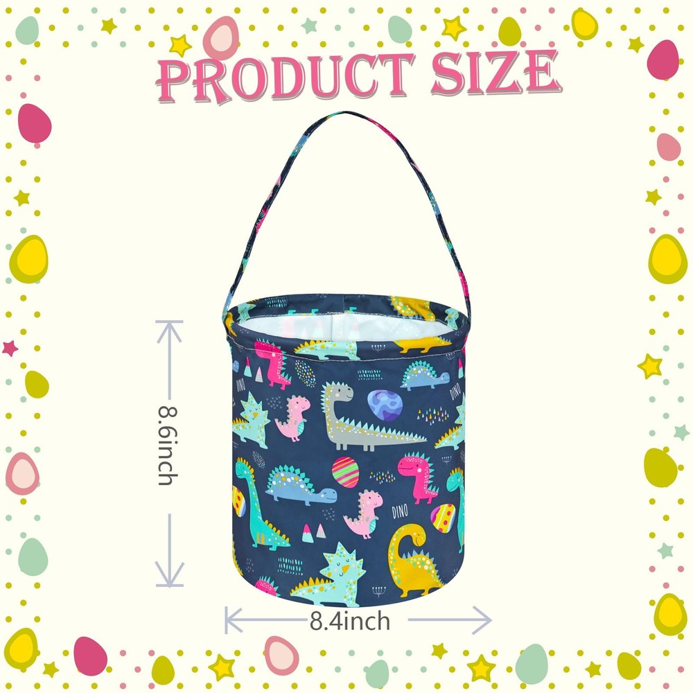 ACMUUNI Easter Egg Basket Easter Bunny Gift Basket Storage Bucket Portability...