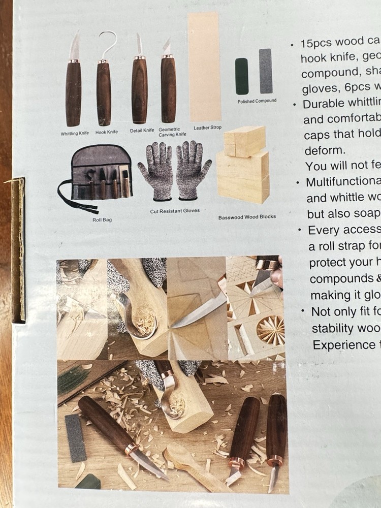 Wood Whittling Kit For Beginners