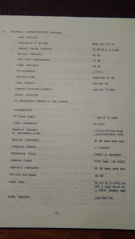 Technisonic VHF FM Model TFM-138 Install & Operator's Manual