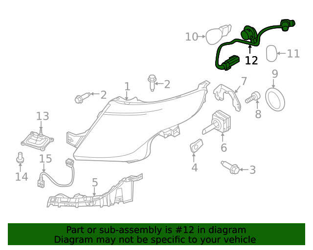 Genuine Ford Socket & Wire BB5Z13A006A