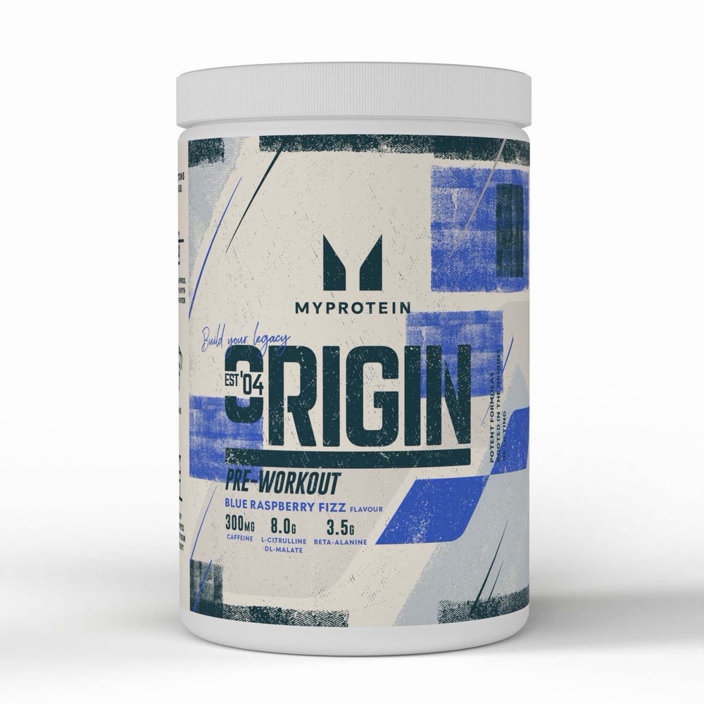 My Protein Origin Pre Workout Blue Raspberry 30 Servings