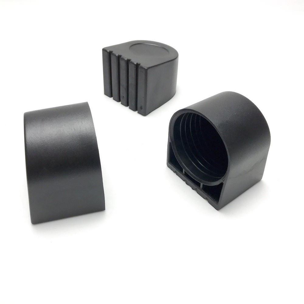 Plastic End Protector Set 4PCS for 50mm Tubes with Non Slip Rubber Base