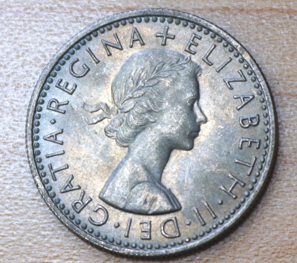 1966 Great Britain 6 Pence Unc.