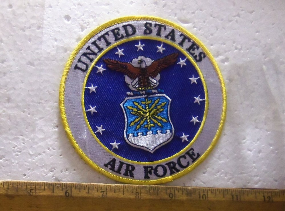 Large US Air Force Logo Embroidered Patch