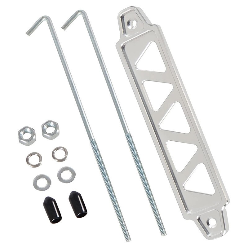 Battery Fixed Bracket Battery Retaining Clamp Tie Down Holder Aluminum