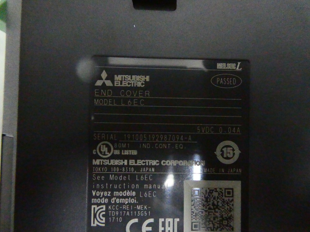 Mitsubishi L6EC Programmable Controller Module 5vdc