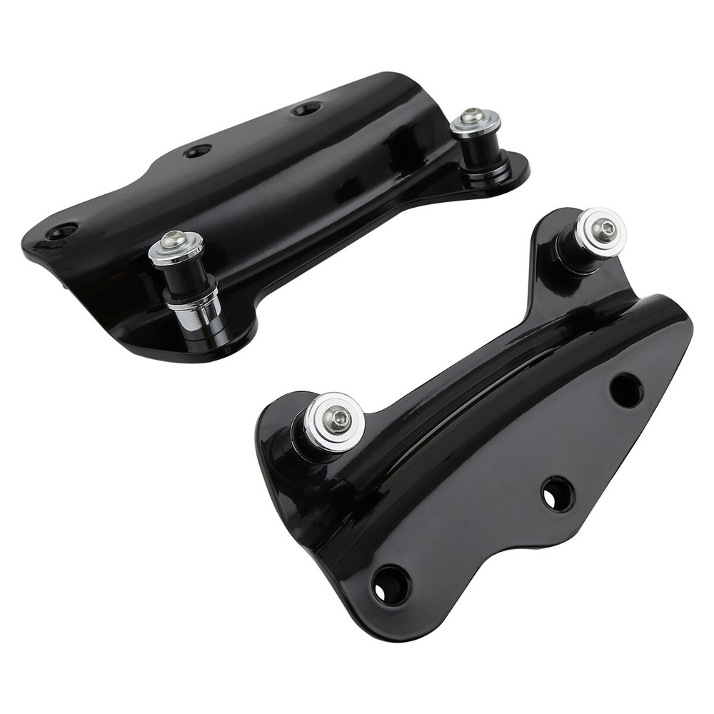 Chopped Trunk Backrest Mount Rack Docking Kit For Harley Touring Glide 2009-2013